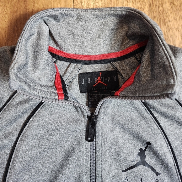 Nike Air Jordan Jumpman Boys Full Zip Sweatshirt Track Jacket Size Small - Picture 3 of 6